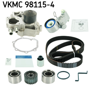 SKF VKMC 98115-4 Pompa acqua + Kit cinghie dentate
